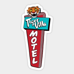 Tiger Villa Motel Sticker